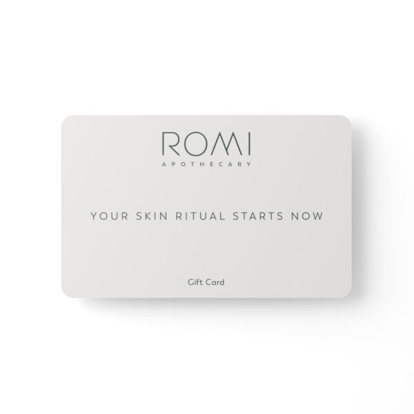 gift card product on white surface