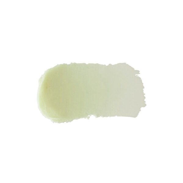 lip balm texture on white surface