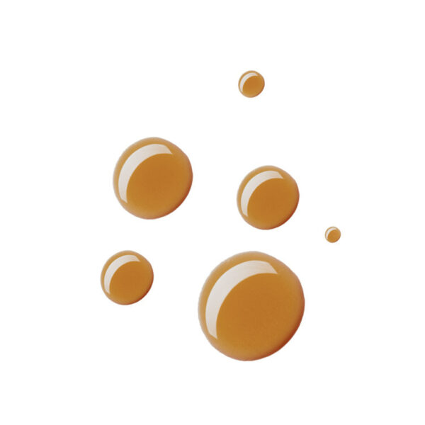 tan color oil droplets